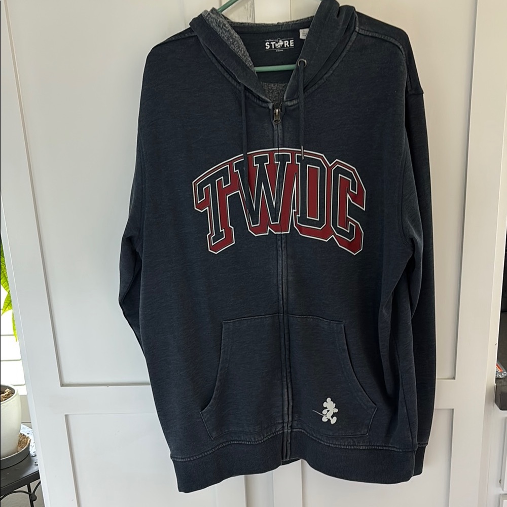 Disney Zip-Up Hoodie Sweatshirt exclusive from Studio Company store in Burbank!